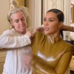 Let's Watch Kim Kardashian Struggle to Get Dressed