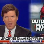 How Soon Until Someone Calls the Cops On a Child Wearing a Mask Because Tucker Carlson Told Them to?