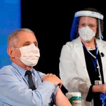 Dr. Fauci Gets the Covid-19 Vaccine One Day After a Bunch of Congressional Covid-Deniers