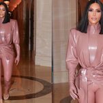 How Much Lube Did It Take for Kim and Kourtney to Slip Into This Latex?
