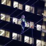 I Highly Disapprove Of This Terrifying, Foolhardy Tightrope Stunt That I Definitely Watched
