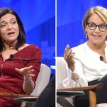 Katie Couric Leans Into Sheryl Sandberg