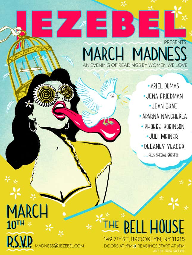 Jezebel's Hosting a March Madness Reading And You're All Invited