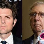 Adam Scott and Mitch McConnell Are in a Fight Involving Parks and Recreation GIFs and the Confederate Flag