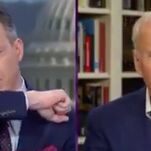 Joe Biden and Jake Tapper Found Some Time to Bicker About the Vampire Cough