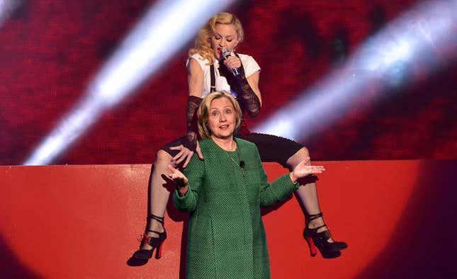 Dear Madonna: I Am Not 'Hilary Clinton,' and Hillary Didn't Write That