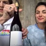 Ashton Kutcher and Mila Kunis's 'Quarantine Wine' Is a Grim Prospect