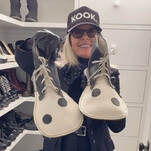 I Want Diane Keaton's Black Flame Boots