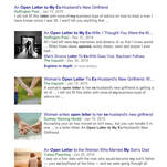 How to Write a Saintly Open Letter to Your Ex or Their New Partner