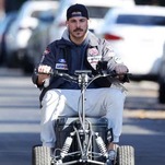 Sad Former Reality TV Star Rides His Beer Kart Into the Sunset
