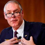 Former Int. Sec. Ryan Zinke Is Both Musclebound Swamp Drainer, Gentle Horseback Rider In New Portraits