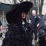 Cardi B's Coat of Many Feathers Is the Only Acceptable Outfit for Court