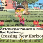 Animal Crossing: New Horizons Is an Instant Self-Isolation Classic