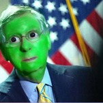 Jezebel Olympics Day 2: Maybe Facetune Will Help Mitch McConnell Look Like a Human Being