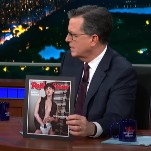 CBS Didn't Want Stephen Colbert to Show Kristen Stewart's Hot 'Rolling Stone' Cover