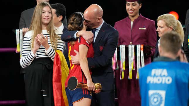 Spanish Soccer Exec Who Kissed Players Now Claims ‘False Feminists’ Are ‘Trying to Kill Me’