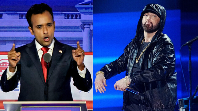 Eminem Just Told Vivek Ramaswamy to Stop Trying to Rap His Songs
