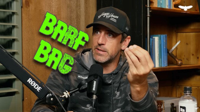 Aaron Rodgers Rambles on 2-Hour Podcast that RFK Jr. Is ‘in Danger’