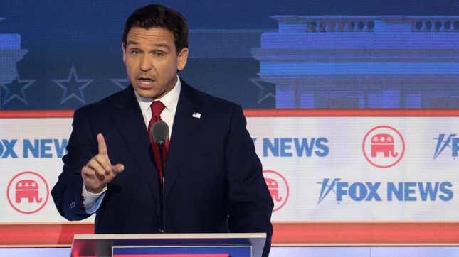 Asked About Abortion, Ron DeSantis Tells Bizarre Story About a Fetus in a Pan