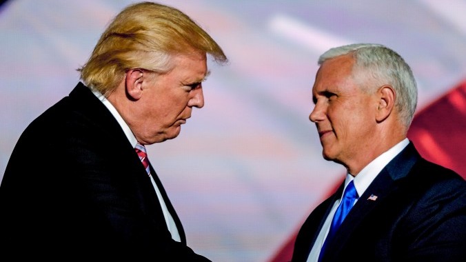 The Primary’s Long Over But Trump and Pence’s Catfight Rages on
