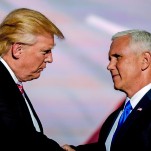 The Primary's Long Over But Trump and Pence's Catfight Rages on