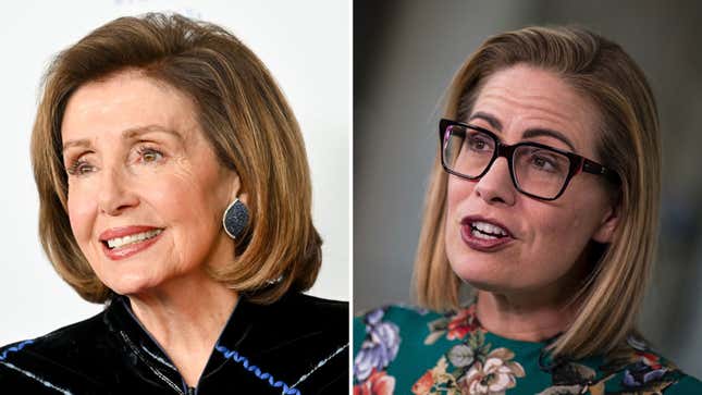 Nancy Pelosi Is Campaigning for the Man Running to Replace Sen. Kyrsten Sinema