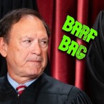 Barf Bag: Justice Alito Had Nothing to Do With the Insurrection Flag at His House, OK?