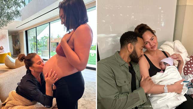 Chrissy Teigen Thanks Surrogate for Giving Up ‘Her Own Body’ to Carry Her & John Legend’s Son