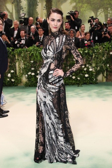 Bee Shaffer in vintage Alexander McQueen