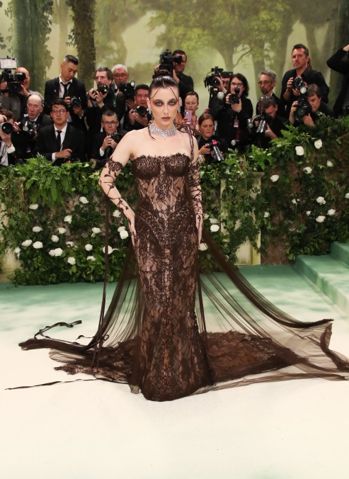 Emma Chamberlain in Jean Paul Gaultier