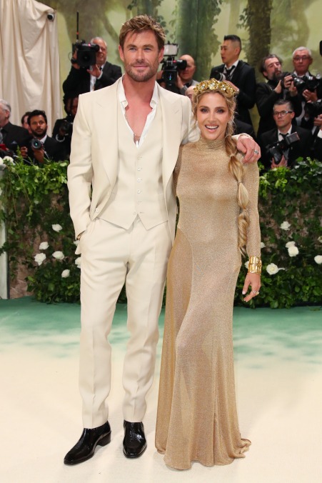 Elsa Pataky and Chris Hemsworth in Tom Ford