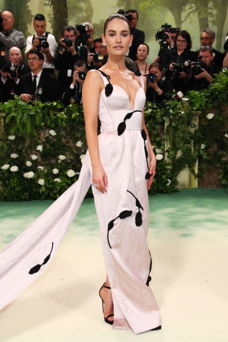 Lily James in Erdem
