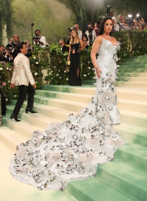Demi Lovato in Prabal Gurung Atelier