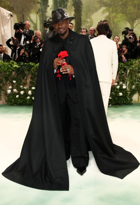 Usher in Alexander McQueen