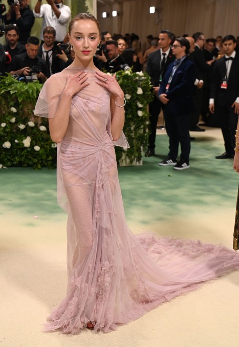 Phoebe Dynevor in Victoria Beckham