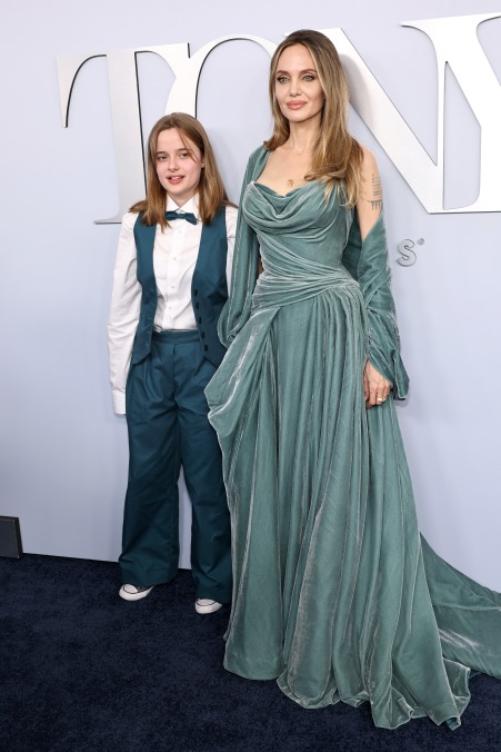 Vivienne Jolie and Angelina Jolie 