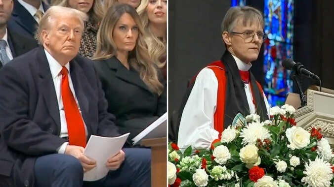 Trump Went Home & Cried Online After Bishop Made Polite Plea