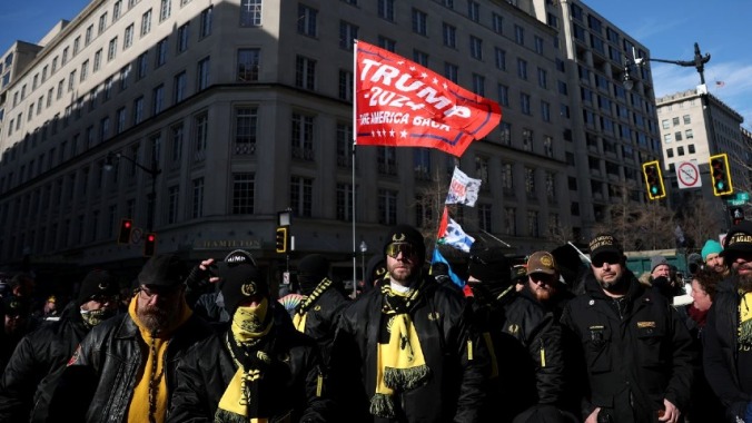 The Proud Boys Marched Through D.C. During Trump’s Inauguration