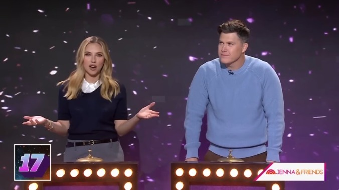 Scarlett Johansson Is Not a Fan of Colin Jost’s Staten Island Ferry
