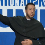 Priest Gets Defrocked After Mimicking Elon Musk's Nazi-Like Salute at Anti-Abortion Rally