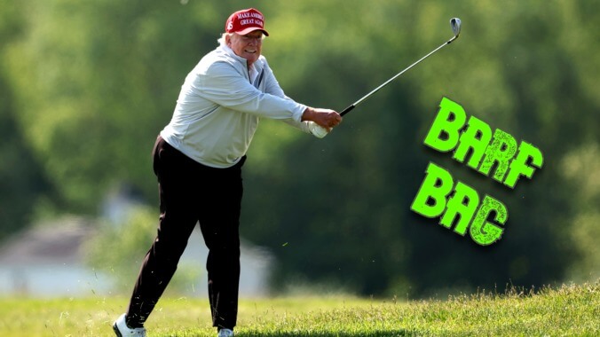 During His 1st Month in Office, Trump Went Golfing 10 Times 