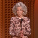 Jane Fonda Gave Us the Only Interesting Moment at the SAG Awards