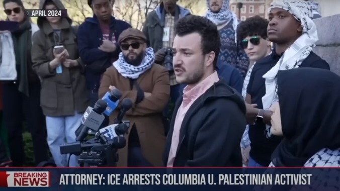ICE Arrested Legal U.S. Resident Who Protested the Genocide of Palestinians at Columbia