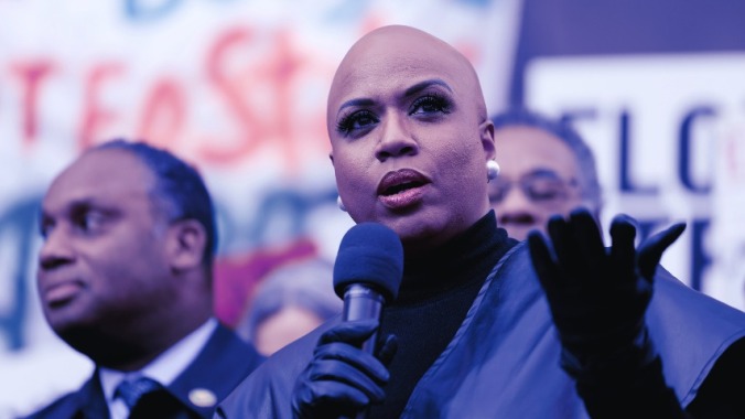 Rep. Ayanna Pressley Warns We’re on ‘the Path to Being a Nation of Forced Birth’