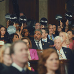 Democrats Should've Caused a Scene at Trump's Congressional Circle Jerk