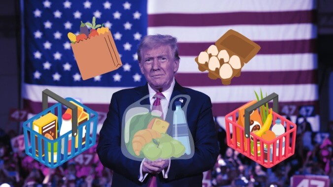 Trump Continues to Express Fascination With the Word ‘Groceries’ in Speech Rolling Out the 2nd Great Depression