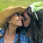 Billy Ray Cyrus and Elizabeth Hurley Hard Launched on Easter Sunday