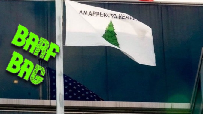 Very Normal, Very Cool: Government Agency Flew Same Christian Nationalist Flag as the Alitos