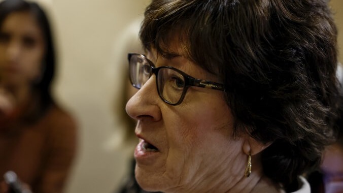 Everyone Booed Susan Collins at Her Little Ribbon-Cutting Ceremony