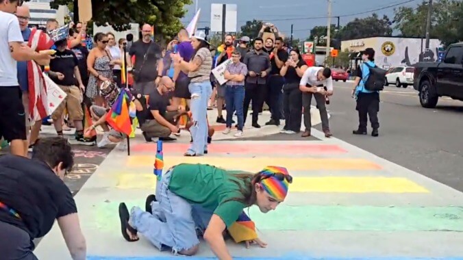 Florida Removed the Pulse Memorial Rainbow Crosswalk Under the Guise of ‘Safety’